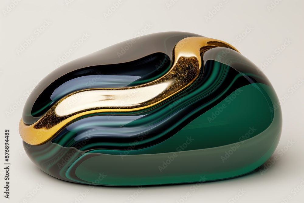Colorful abstract glass sculpture Colorful abstract glass sculpture