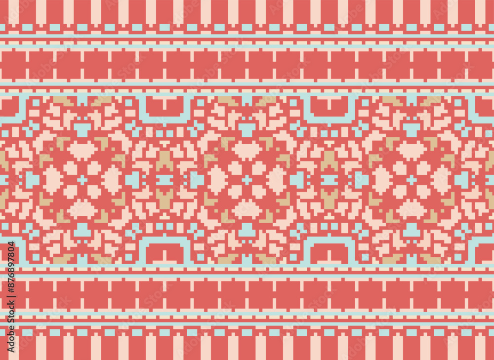 Pixel Tribal Vector pattern background, tribal seamless Aztec design, black and white geometric style, Vector African ethnic tribal clash ornament seamless pattern color Pixel Tribal Vector pattern background, tribal seamless Aztec design, black and white geometric style, Vector African ethnic tribal clash ornament seamless pattern color