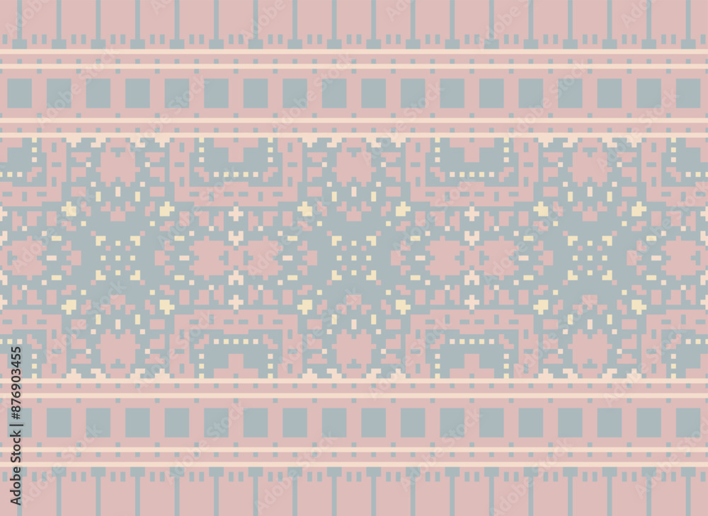 Beautiful ikat ethnic pattern. Seamless pattern in tribal, folk embroidery, and Mexican style; Abstract ethnic Aztec art. Geometric seamless pattern in tribal. Beautiful ikat ethnic pattern. Seamless pattern in tribal, folk embroidery, and Mexican style; Abstract ethnic Aztec art. Geometric seamless pattern in tribal.