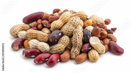 Wallpaper Mural A close-up of raw peanuts and assorted beans Torontodigital.ca