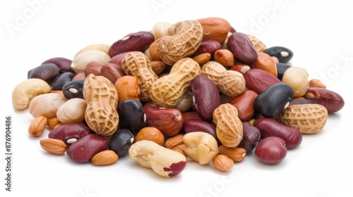 Wallpaper Mural A close-up of raw peanuts and assorted beans Torontodigital.ca