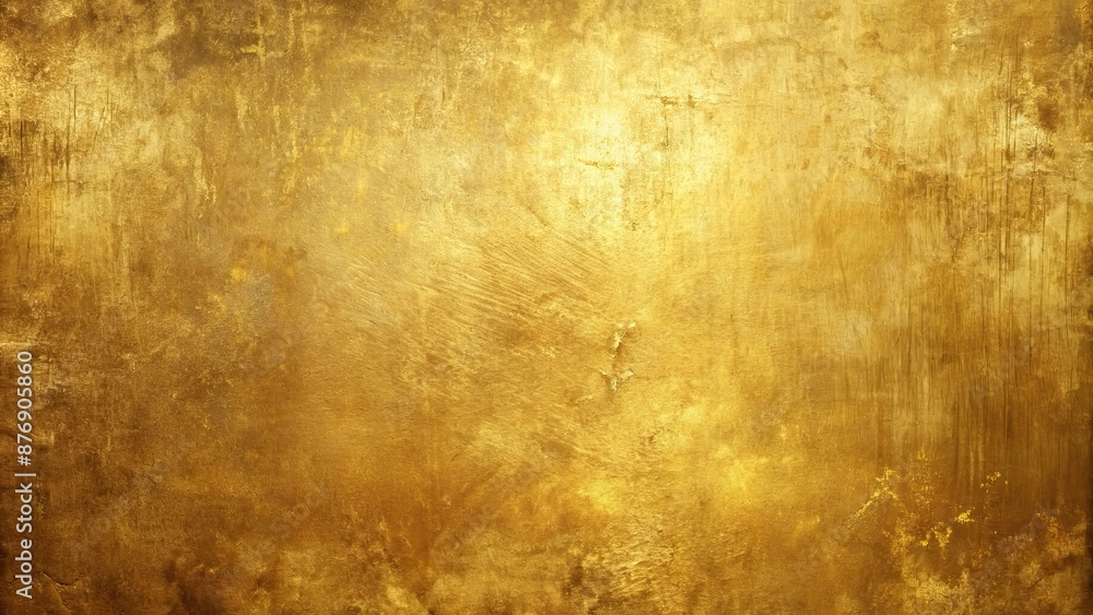 Fototapeta premium A gold background with a rustic and slightly dirty aesthetic , gold, background, rustic, dirty, antique, vintage, metallic, texture