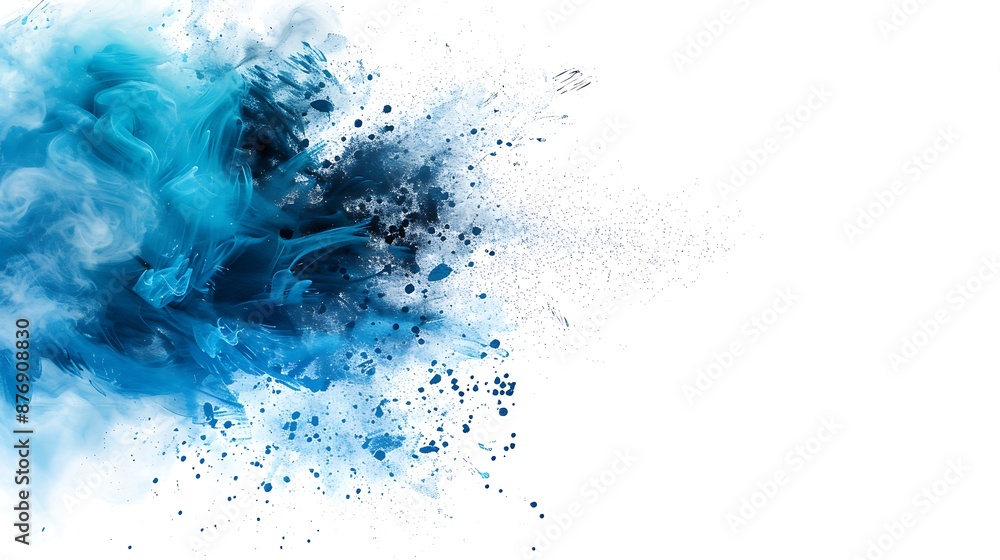 Cool watercolor shades of blue and teal, designed to convey tranquility and energy for sport-related visuals. Transparent background. copy space for text, focus cover all aspects, deep depth of Cool watercolor shades of blue and teal, designed to convey tranquility and energy for sport-related visuals. Transparent background. copy space for text, focus cover all aspects, deep depth of