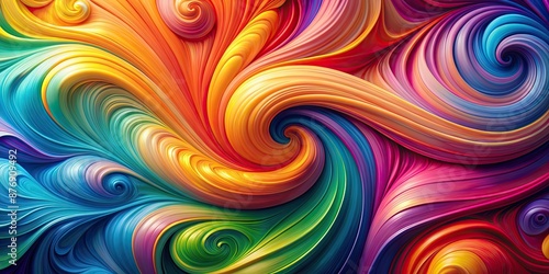 Abstract colorful background with swirls of vibrant colors , abstract, colorful, background, vibrant, swirls, texture, design