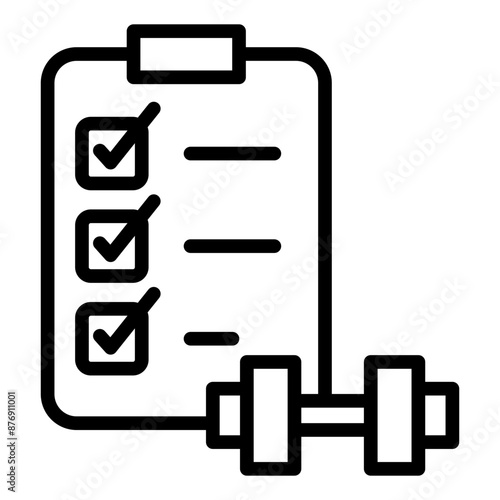 Fitness Assessment Icon