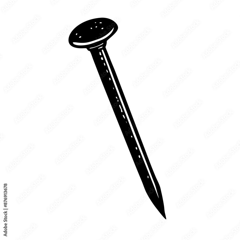 nail black silhouette art illustration nail black silhouette art illustration