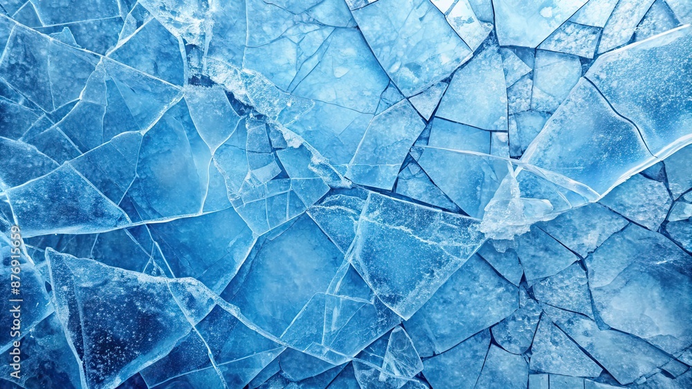 Icy blue cracked ice texture background with copyspace , Winter, cold weather, frozen, frosty, icy, snowy, chill Icy blue cracked ice texture background with copyspace , Winter, cold weather, frozen, frosty, icy, snowy, chill