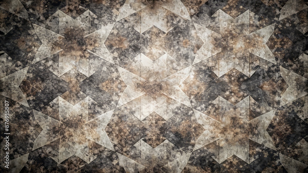 Grunge Stars And Stripes Pattern. Weathered And Distressed. Grunge Stars And Stripes Pattern. Weathered And Distressed.