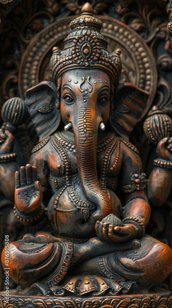 Fototapeta premium lord ganesha chaturthi, India culture and religion