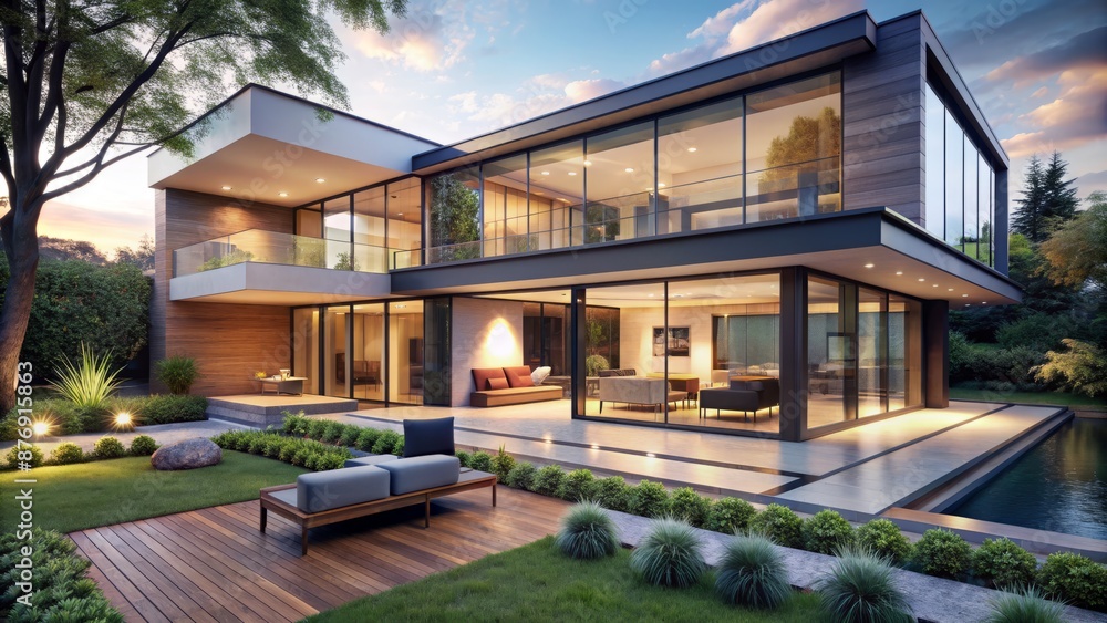 Modern Luxury House With Pool And Garden Modern Luxury House With Pool And Garden