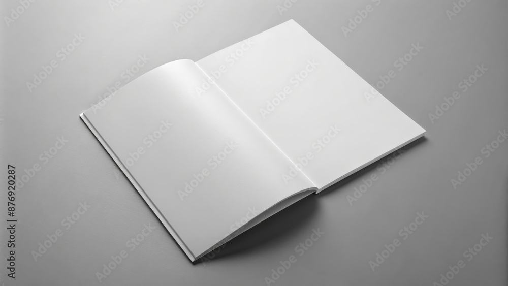 Blank Opened Book. Perfect For Mockups And Presentations. Blank Opened Book. Perfect For Mockups And Presentations.