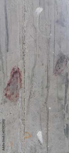 Texture of old gray concrete wall for background