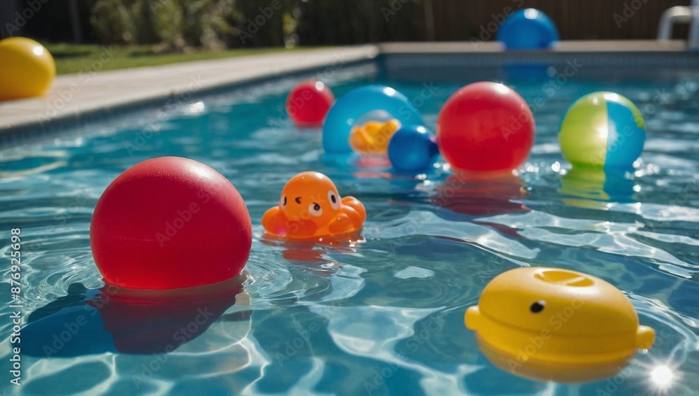 toys in the pool