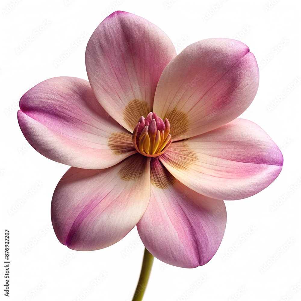 Fototapeta premium Realistic High Quality Beautiful Flower Isolated on White Background