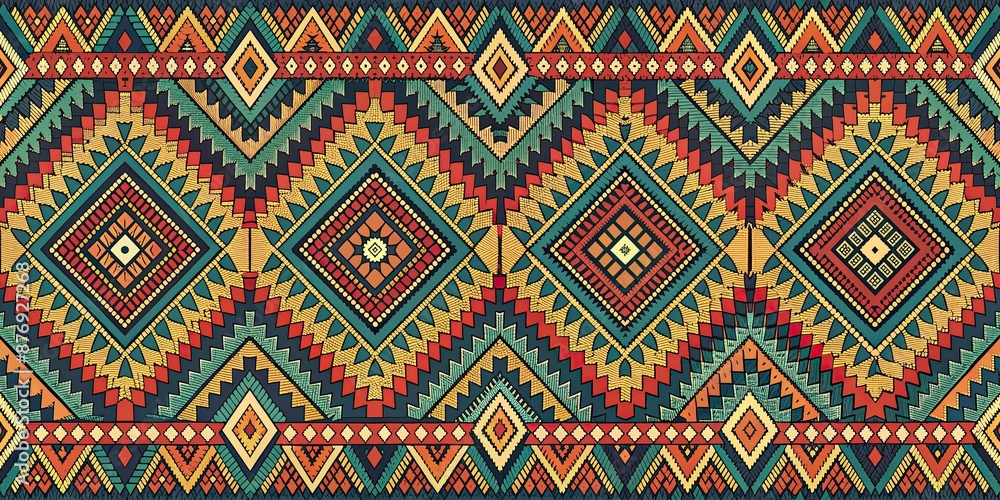 Seamless tribal print fabric and wallpaper pattern design, tribal, seamless, fabric, wallpaper, pattern, design Seamless tribal print fabric and wallpaper pattern design, tribal, seamless, fabric, wallpaper, pattern, design