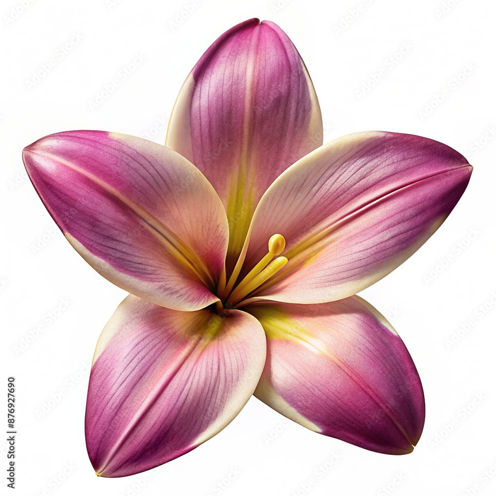 Fototapeta premium Realistic High Quality Beautiful Flower Isolated on White Background