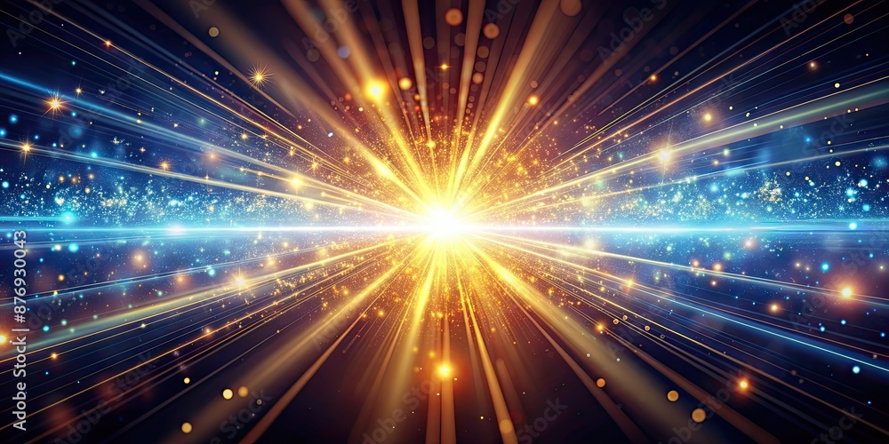 Abstract background of luminous light beams and particles with glowing energy trails, abstract, background, light, beams Abstract background of luminous light beams and particles with glowing energy trails, abstract, background, light, beams