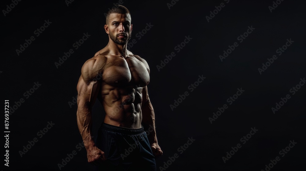 Naklejka premium Monochrome Muscle..