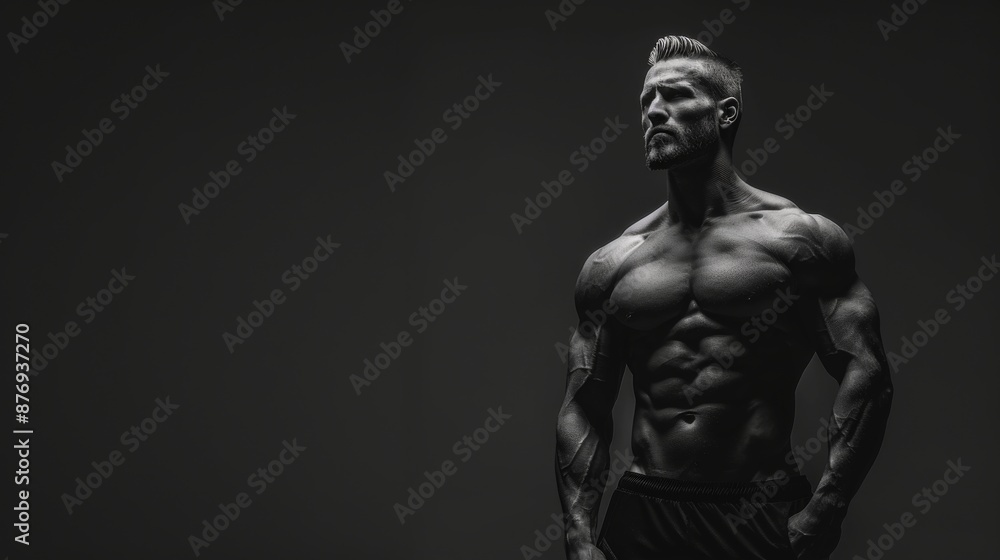 Fototapeta premium Monochrome Muscle..