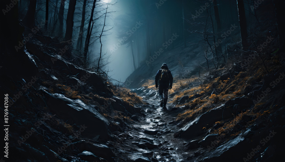 Forest Forgotten in Cloudy Winter: The Seeker's Jaunt Surrounded in Landslide Forest Forgotten in Cloudy Winter: The Seeker's Jaunt Surrounded in Landslide