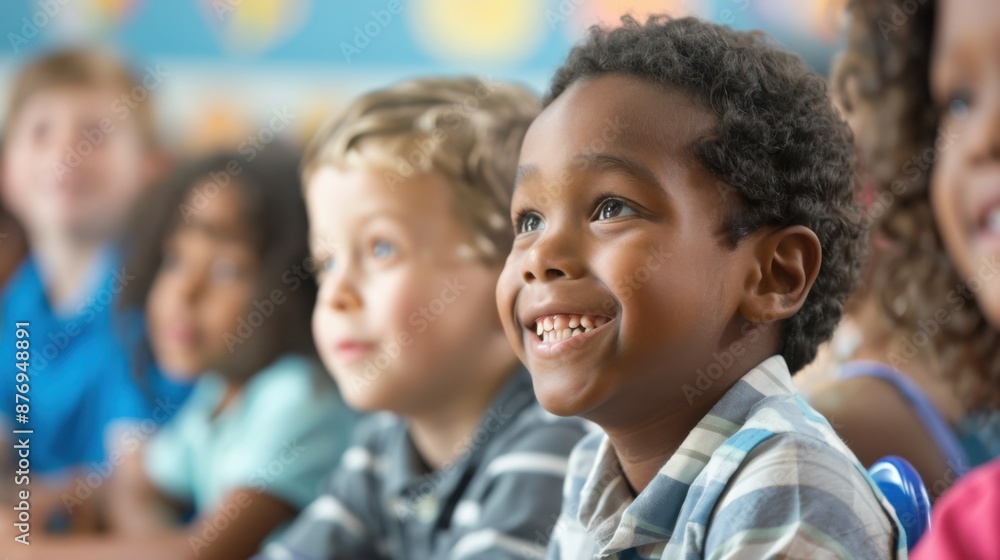Young Diverse Students Engaged in Financial Education in a Classroom Setting Young Diverse Students Engaged in Financial Education in a Classroom Setting
