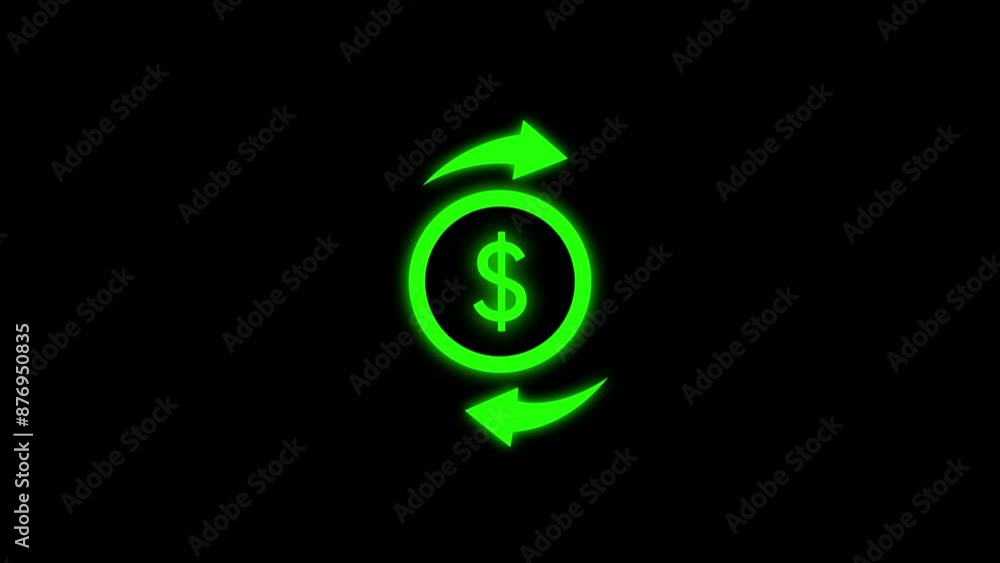 Animated of currency exchange icons. 4K video. Icon for money transfer. Motion graphics and digital composition HD stock video Animated of currency exchange icons. 4K video. Icon for money transfer. Motion graphics and digital composition HD stock video