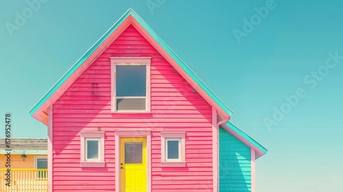 Wallpaper Mural Vivid colorful buildings. Colored architecture. Modern urbanism Torontodigital.ca