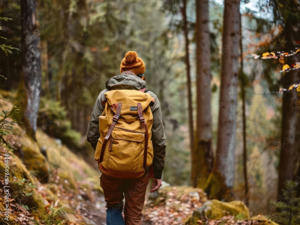 Obraz premium day off, hobbies, leisure, hiking, forest, adventure