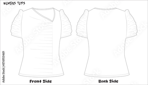 Women tops with gather