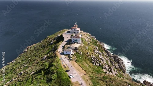 Cabo del Faro de Finisterre en La Coruña