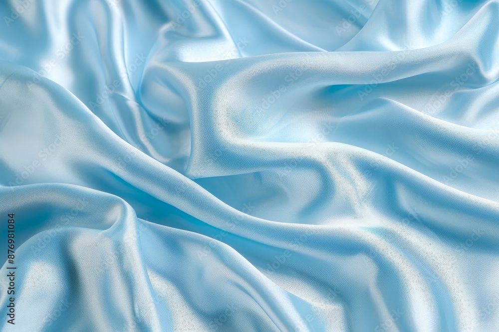 Close up of light satin fabric Close up of light satin fabric