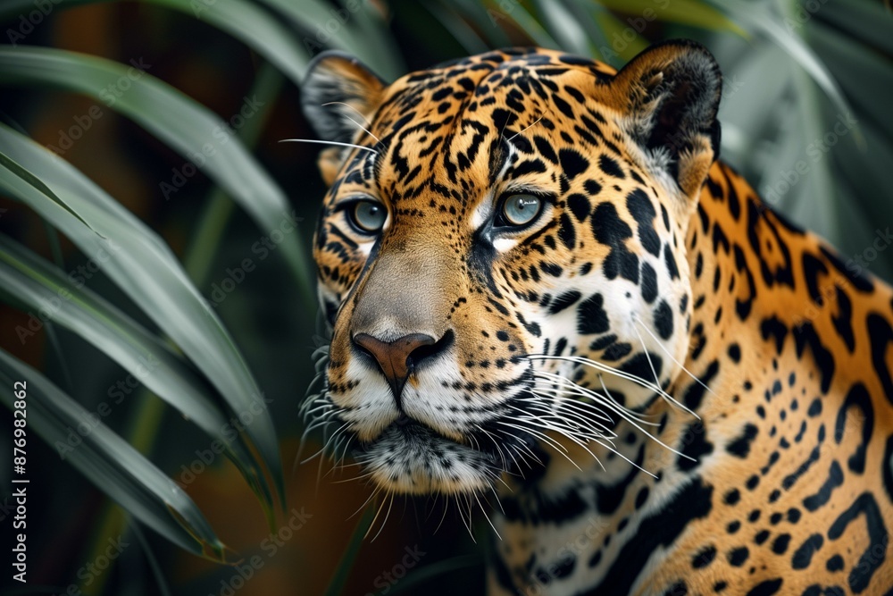 Portrait photograph of a jaguar 2 Portrait photograph of a jaguar 2