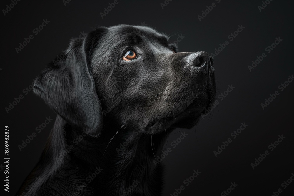 Portrait photograph of a Labrador Retriever Portrait photograph of a Labrador Retriever