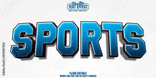 Photography Sports editable text effect, customizable basketball and baseball 3D font style