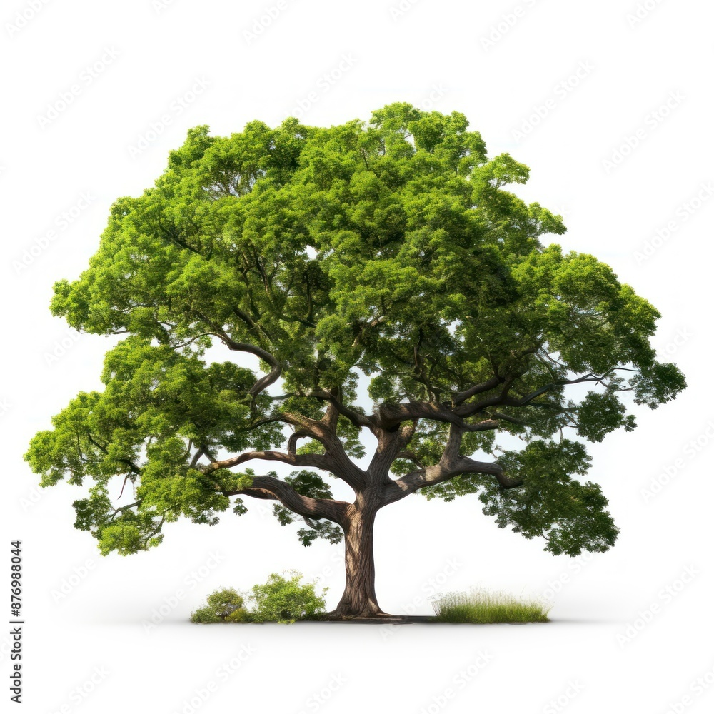 Obraz premium Tree plant white background tranquility.
