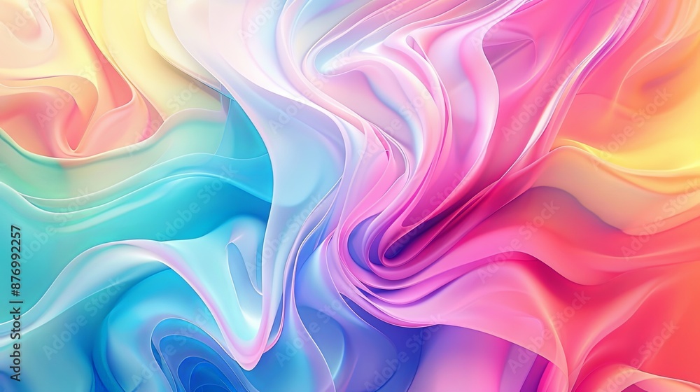 Fototapeta premium ui abstract background with rainbow theme colorfully design