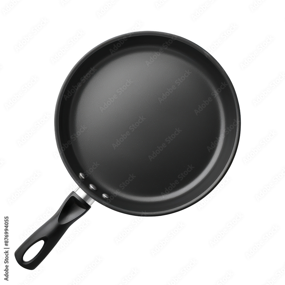 frying pan with handle, perfect for cooking and frying. Ideal kitchen tool. Isolated on white background. frying pan with handle, perfect for cooking and frying. Ideal kitchen tool. Isolated on white background.