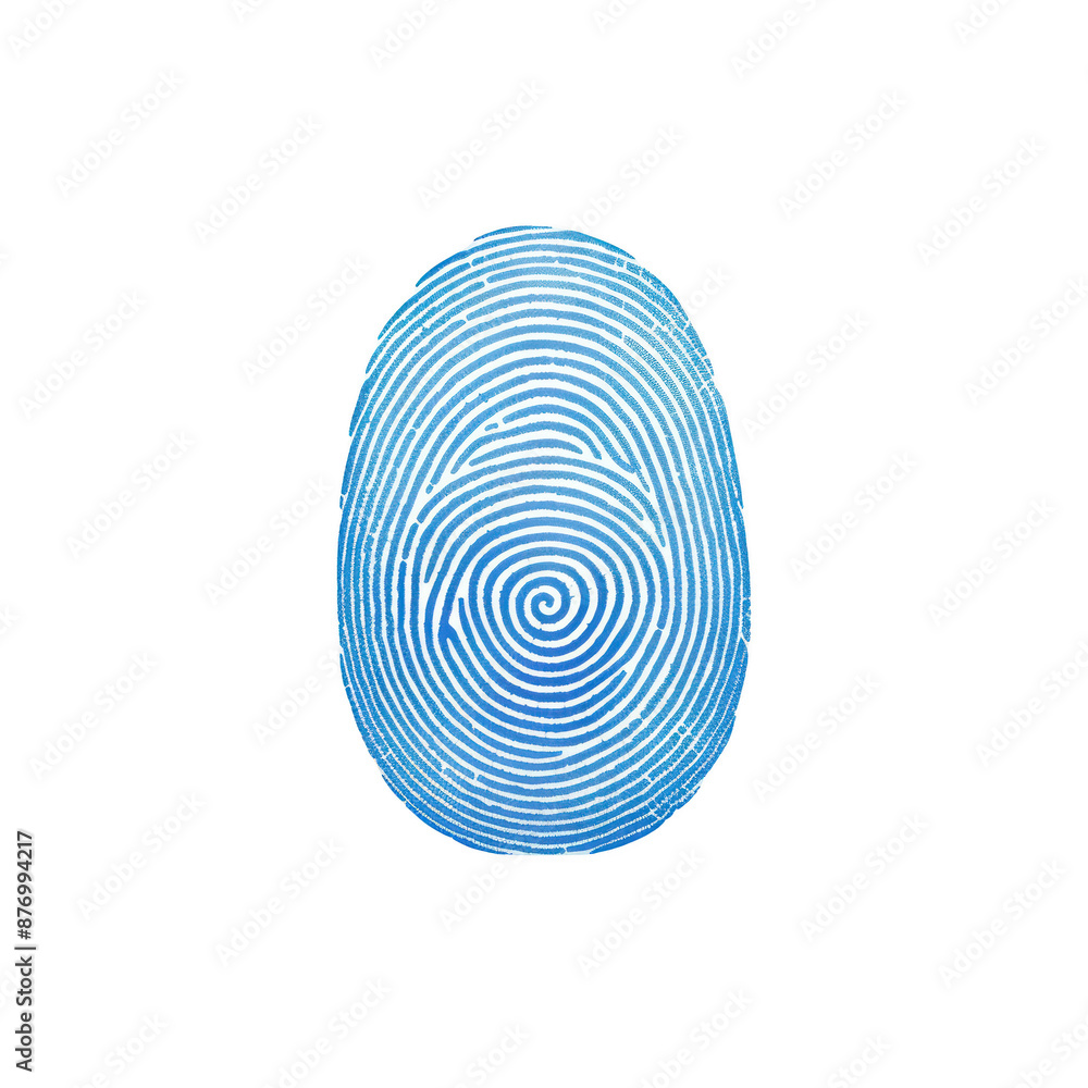 digital blue fingerprint oval against white background, ideal for security, identity, and biometric-themed projects. digital blue fingerprint oval against white background, ideal for security, identity, and biometric-themed projects.