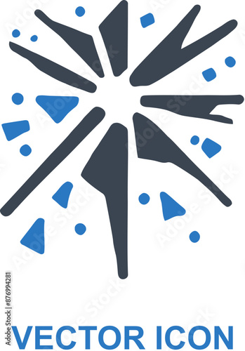 Person committing vandalism act icon