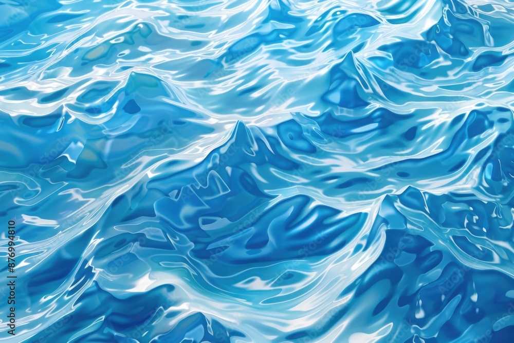 Blue ocean with waves Blue ocean with waves