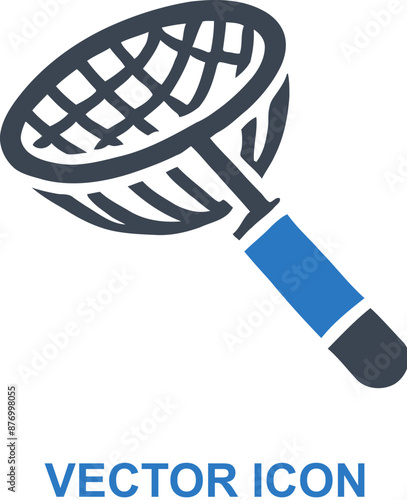 Pool skimmer net icon