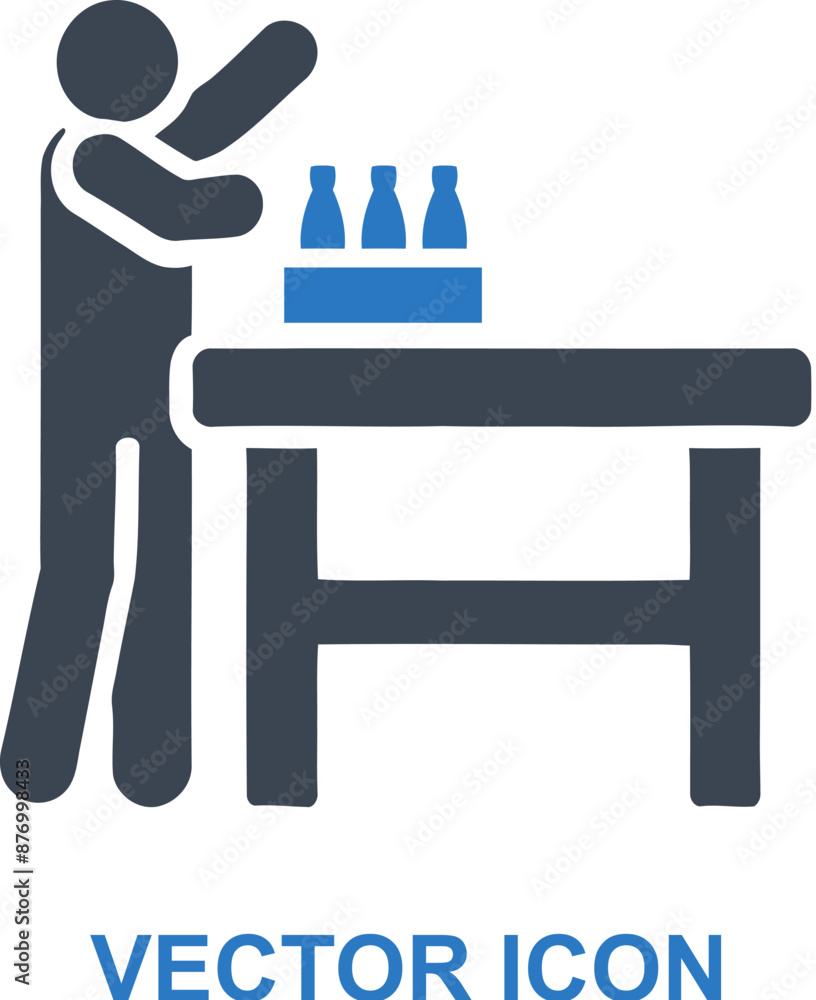 Vendor restocking items icon Vendor restocking items icon