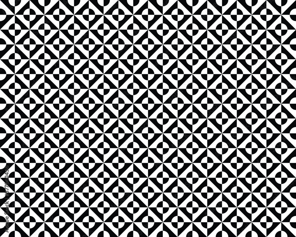 Seamless monochrome geometric pattern, decorative design Seamless monochrome geometric pattern, decorative design