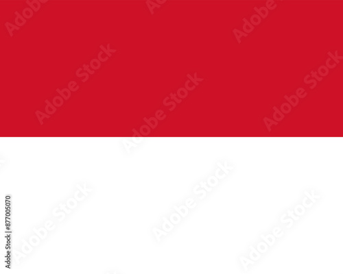 The official national flag of Monaco. The flag of the Principality of Monaco. Correct proportions and colors. Vector illustration Free Download The official national flag of Monaco. The flag of the Principality of Monaco. Correct proportions and colors. Vector illustration - GFXLoad