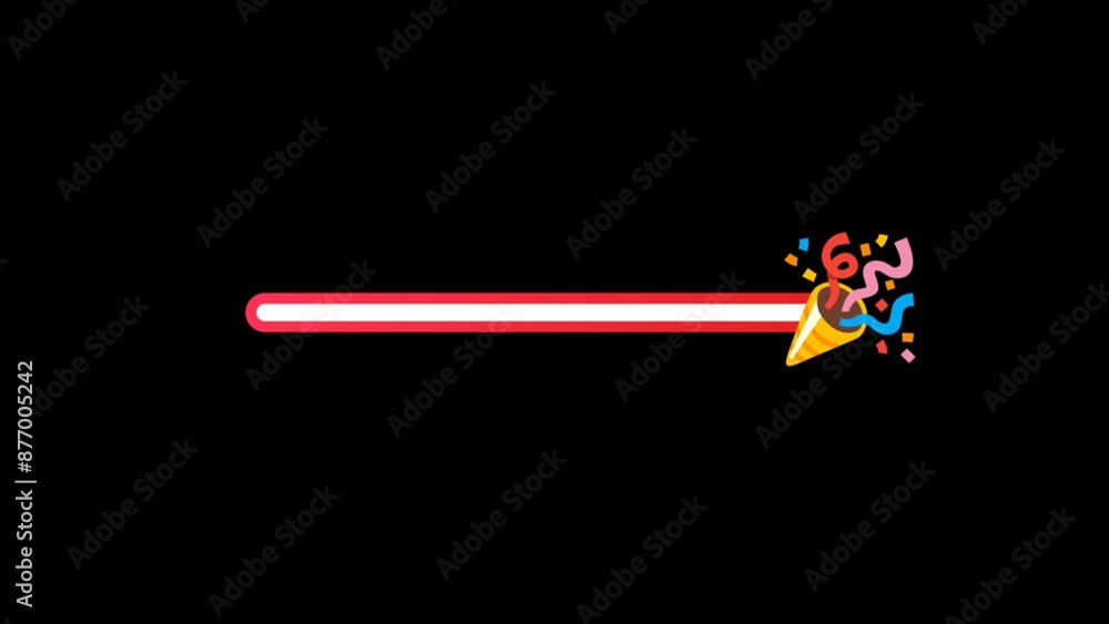 Cone confetti Emoji Social media poll Animation Cone confetti Emoji Social media poll Animation