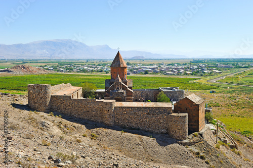 Khor Virap Monastery, Ararat plain, Artashat, Armenia, Eurasia photo