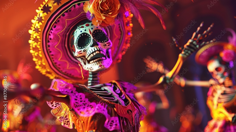 Skeletons in Costumes Skeletons in Costumes