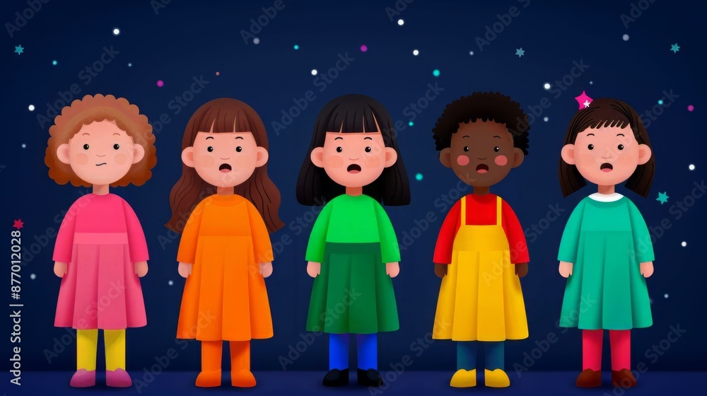 Quintuple Surprise: Girls United in Unexpected Discovery Quintuple Surprise: Girls United in Unexpected Discovery