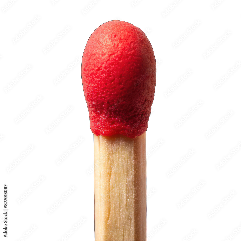 Red match On transparent background Red match On transparent background