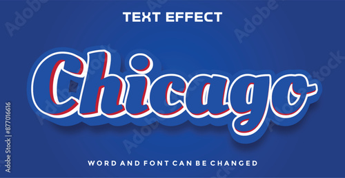 Chicago editable text effect